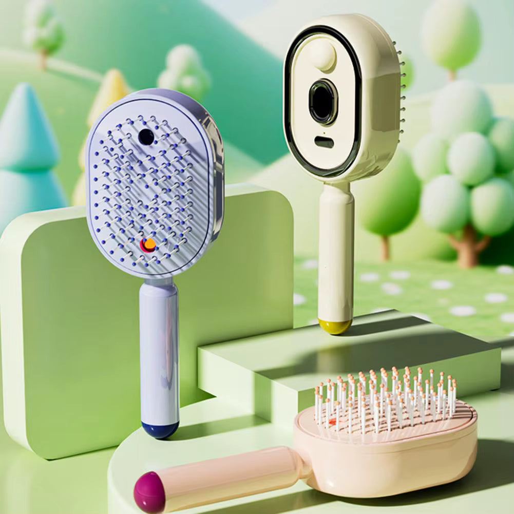 Selfag-Brosse à vapeur électrique coiffante et lissante.