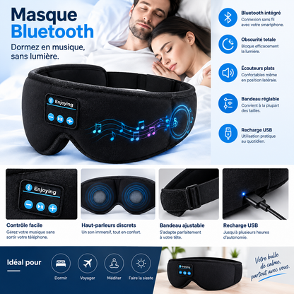 Masque de sommeil audio-Selfag